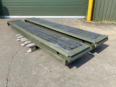 Heavy duty aluminium infill decks/ramps recently released from UK MoD, ideal for use as ramps etc