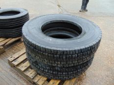 2 x Continental 11R 22.5 HDR Tyres - Unused