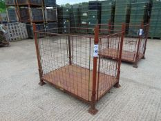 Home Office Steel Stacking Stillage W/ Removable Posts & Sides