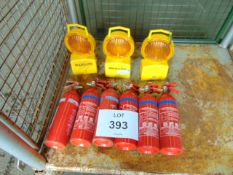 6 x Fire Extinguisher 2kg & 3 x Maxlite Light System