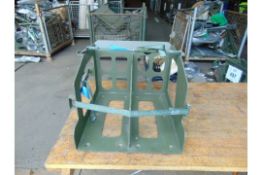 New Unissued Aluminium Double Jerry Can Mount c/w Straps