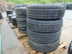 4 x Michelin 315/80 R 22.5 XZY-2 Tyres