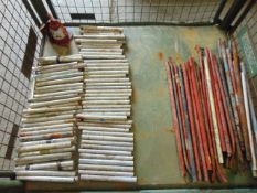 1 x Land Rover Jack (2000kg Max Lift) and Quantity of Jack Handles (3 piece extension)