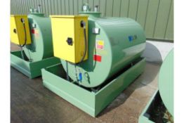 EU Fuel Storage Tank - 3172 Ltr Capacity w/ Electric Dispensing Pump Unit & Nozzle