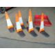 Set of 6 Fold-Down Warning Cones w/ Case - Image 6 of 6