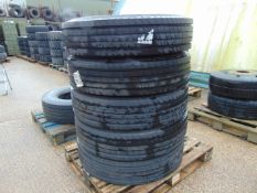 5 x Goodyear 11R 22.5 Marathon LHT Tyres - Unused
