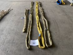 4x Lifting/Recovery Straps 3000kg (3x 3m & 1 x 1.5 m)