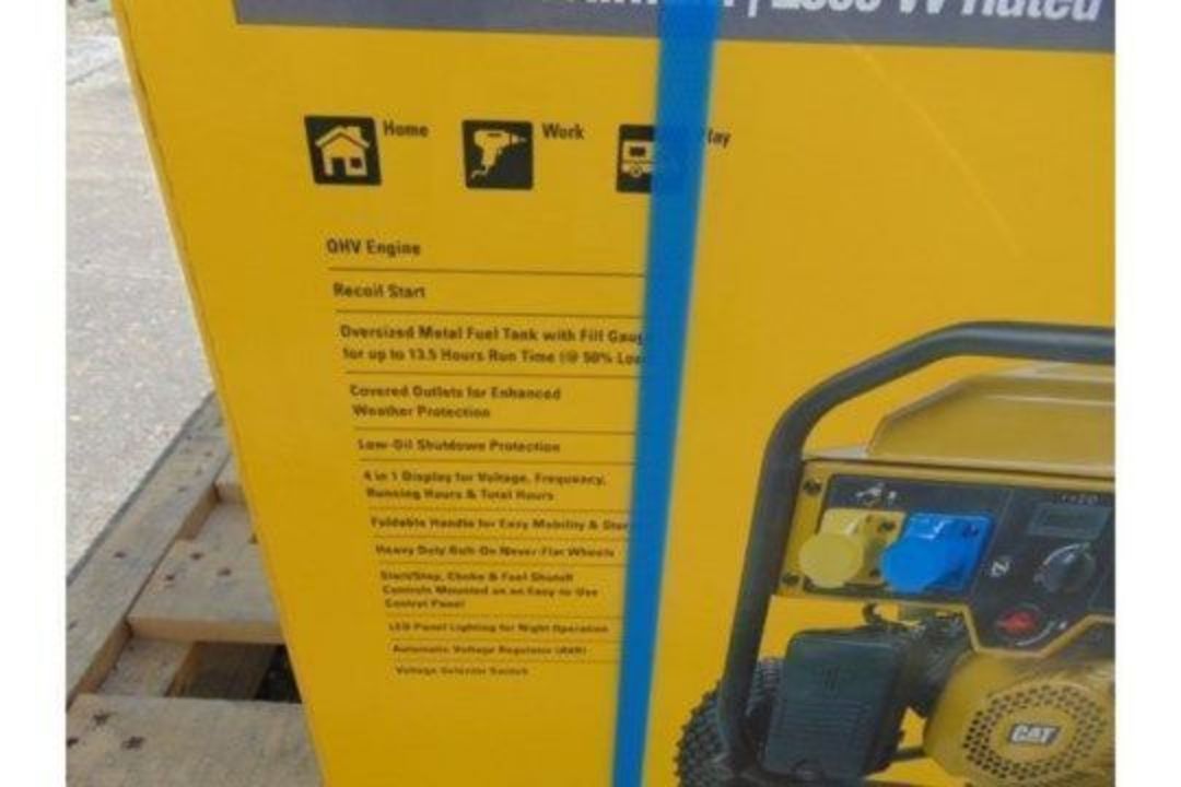 New & Unissued Caterpillar RP3100 Industrial Petrol Generator Set - Image 8 of 9
