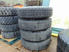 4 x Continental 12.00 R20 HSC Construction Tyres on 10 Stud Rims