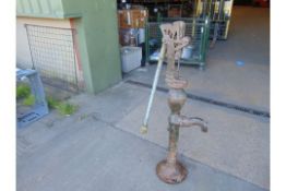 Lovely Antique Cast Iron Hand Pump Ideal for Garden etc