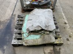 2 x Canvas Tarpaulins.