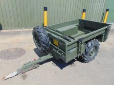 British Army Reserve RTV / Quad Bike Trailer Model SMT 172B c/w Attachments and Spare Wheel