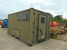 UK MoD Reserve Stock British Army G3 Secure Container Demountable Office with Container Locks