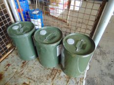 3x OX-165, synthetic based gear lubricating fluid, 25L from MoD Store