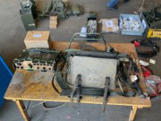 Clansman UK/RT 320 Transmitter Receiver c/w kit and 2 spare Batteries and Back Pack as shown