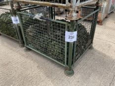 1 x STILLAGE OF BRITISH ARMY WOODLAND CAMO NETS GRADE A.