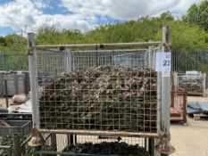.1 x STILLAGE OF BRITISH ARMY WOODLAND CAMO NETS GRADE A.