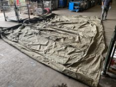 MOD TENT CANVAS 18FT X 12FT APPROX.