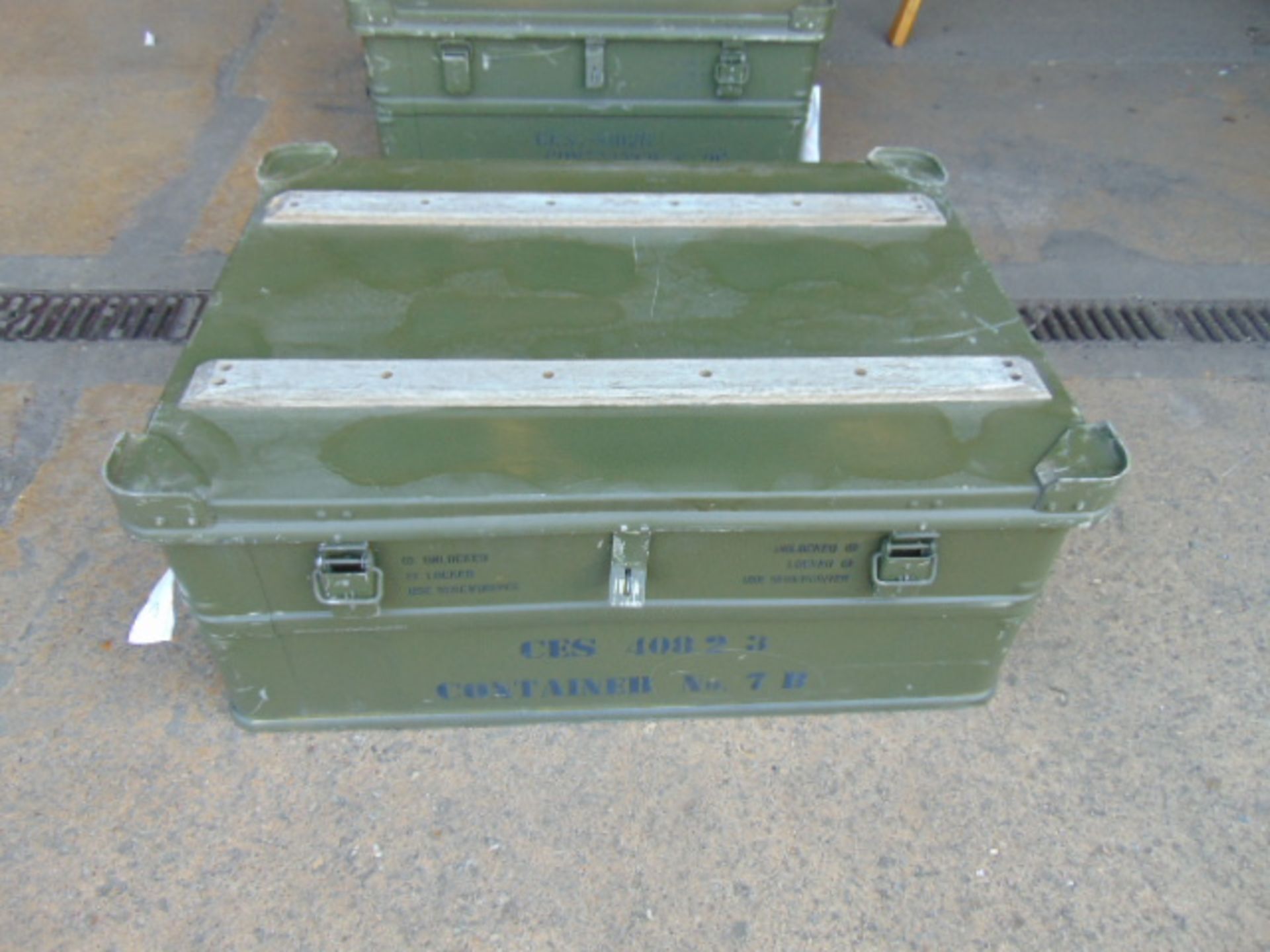 A1 Aluminium Zarges Type Stacking Waterproof Transit Case, MoD Reserve Stock