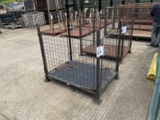 Home Office Steel Stacking Stillage W/ Removable Posts & Sides