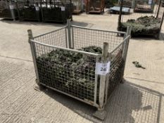 1 x STILLAGE OF BRITISH ARMY WOODLAND CAMO NETS GRADE A.