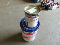 2 x (A+B) International 5000 White 16 litre + 4 litre) tar free surface tolerant from MoD Store