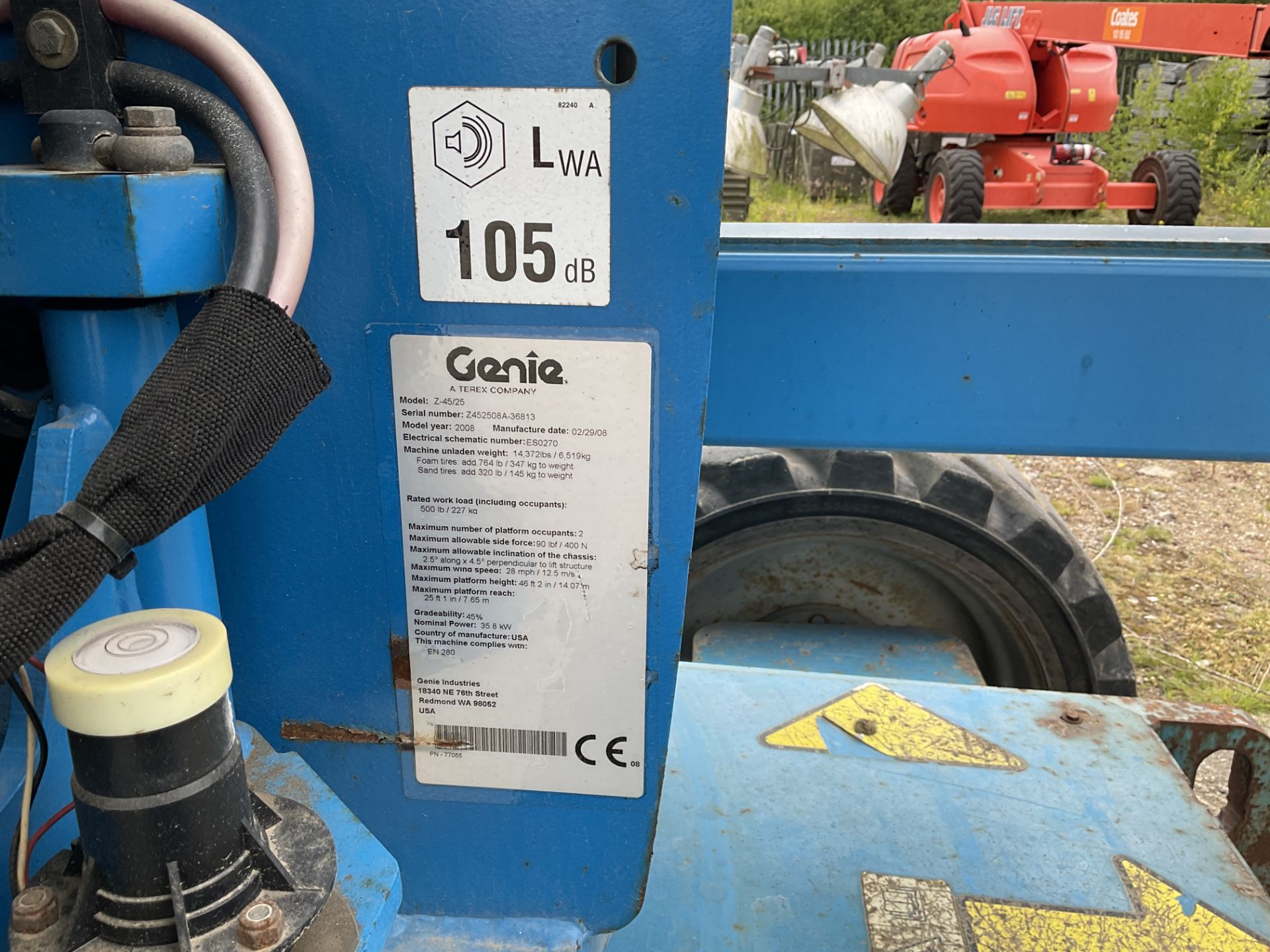 Genie Z45/25 cherry picker. - Image 19 of 21