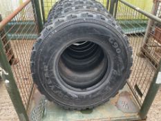 5 X GOODYEAR G90 7.50 R16 TYRES, 10 PLY RATING.