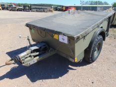 British Army Reserve Penman Lightweight GS Cargo Trailer c/w Boards and Cover