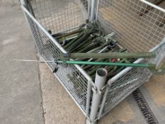 1 x STILLAGE OF BRITISH ARMY MINE PRODDERS.