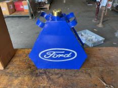 .Ford Hand Painted unused 1 Gall Fuel/Oil Can with Brass Cap