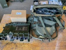 Clansman UK/RT 320 Transmitter Receiver c/w kit and 2 spare Batteries and Back Pack as shown.