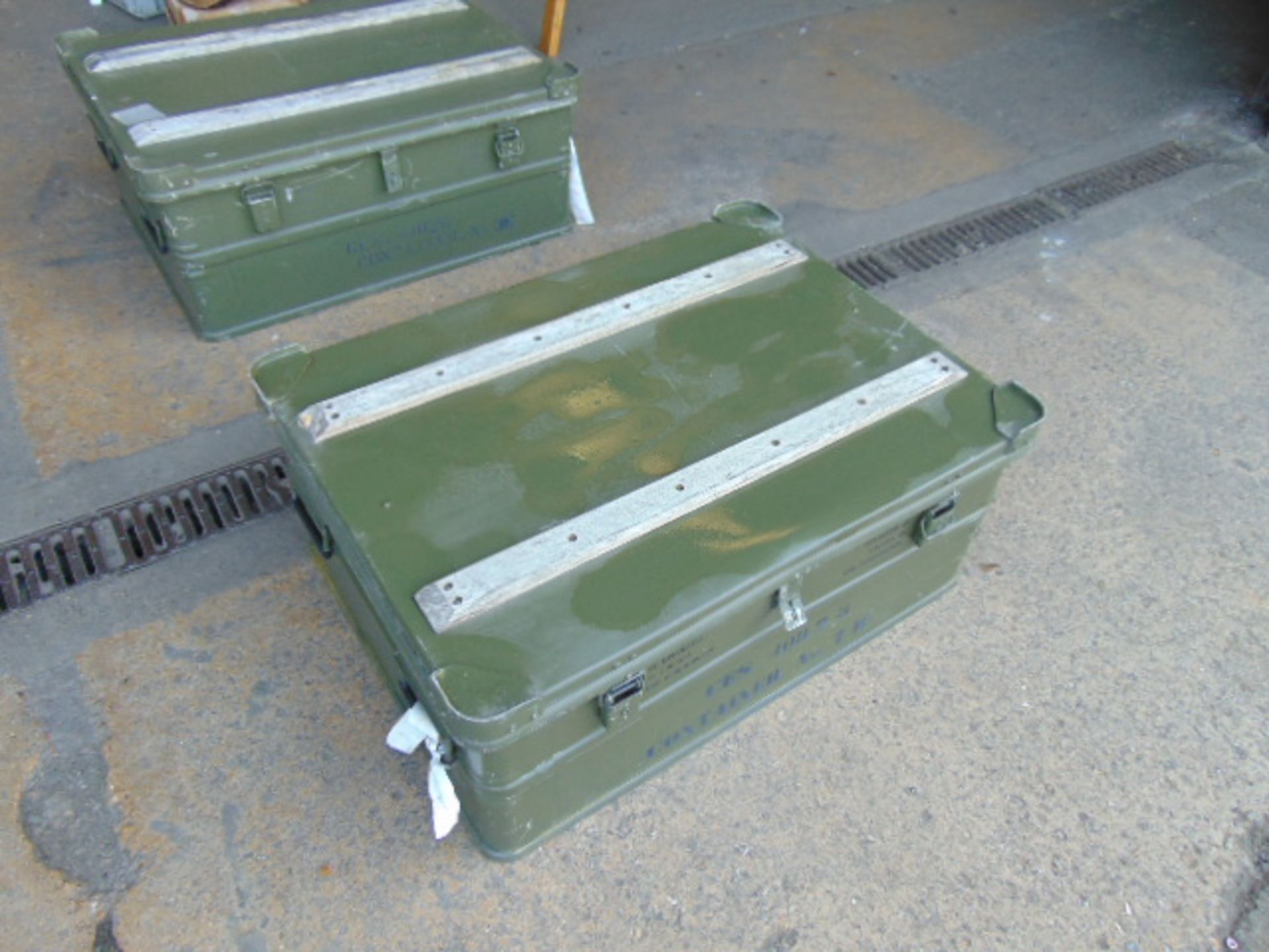 A1 Aluminium Zarges Type Stacking Waterproof Transit Case, MoD Reserve Stock - Image 5 of 6
