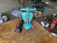 VERY UNUSAL NEW LABBRETTA CAST ALUMINUIM 240V LAMP
