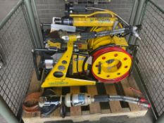 WEBBER-HYDRAULIC JAWS OF LIFE RESCUE EQUIPTMENT.