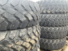 4 X CONTINENTAL 14.00 R 20 HCS TYRES, 22PLY RATING.