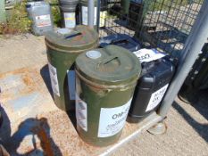 2x OM-58, a high performance mineral based compressor Oil, from MoD Store