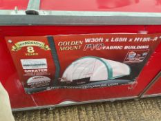 ..Heavy-Duty Storage Shelter - W30ft x L65ft x H15ft - R