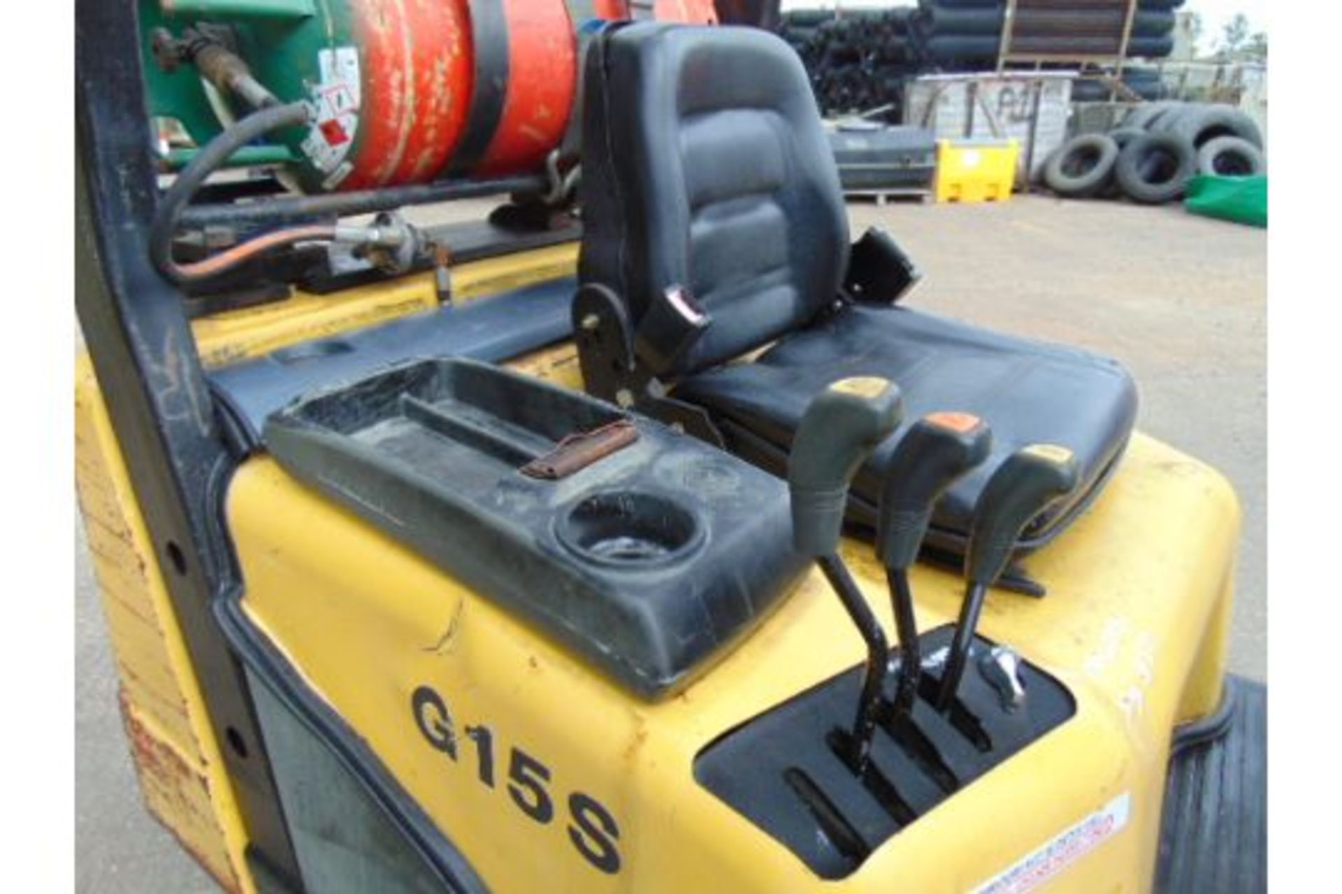 Daewoo G15S-2 LPG Forklift 3 Stage Mast with Side Shift Sold with Gas Bottle need Ignition Switch - Image 17 of 23