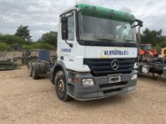 MERCEDES 6X4 CHASSIS CAB.