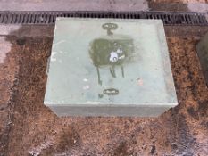 1 X BRITISH ARMY ALUMINIUM STORAGE BOX.