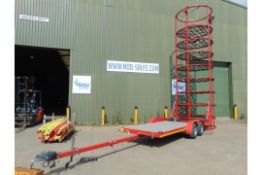 Vertical Reality Spider Mountain CLIMBING FRAME on mobile transport trailer. Ideal for ShowsEtc.