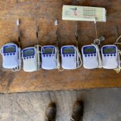 6 X DIGITAL CATERING THERMOMETERS.