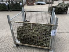 1 x STILLAGE OF BRITISH ARMY WOODLAND CAMO NETS GRADE A.