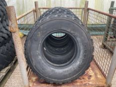 5 X GOODYEAR G90 7.50 R16 TYRES, 10 PLY RATING.