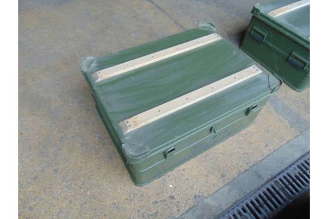 A1 Aluminium Zarges Type Stacking Waterproof Transit Case, MoD Reserve Stock - Image 5 of 5