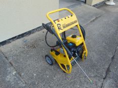 RW High Pressure Electric Start Professional Petrol Pressure Washer c/w Battery Lance and Jets