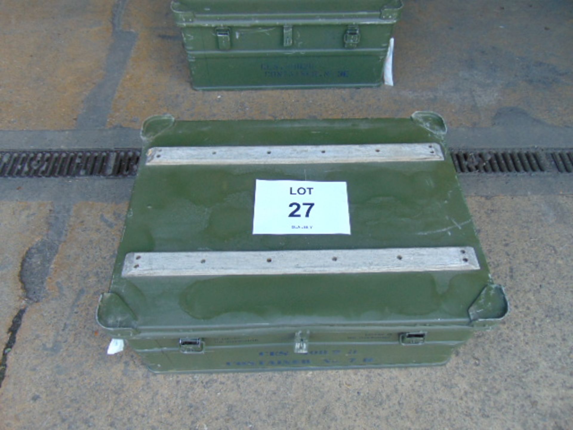 A1 Aluminium Zarges Type Stacking Waterproof Transit Case, MoD Reserve Stock - Image 6 of 6