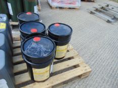 4 x Shell Corona S2 P100, high quality air compressor oil 20L, from MoD Reserve Stock