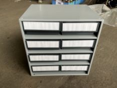 1 x Trestron 8 Drawer Parts Storage System New Unissued